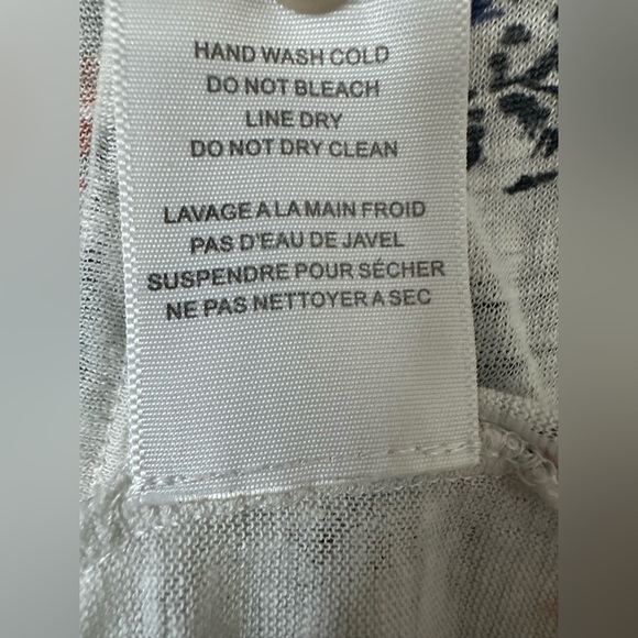 Joie Women’s Patterned Scoop Neck Short Sleeve Top Tee. Size: Medium. - Picture 13 of 13